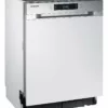 Samsung DW60M6050SS built-in dishwasher cm. 60 - 14 place settings - silver in stainless steel - Image 2