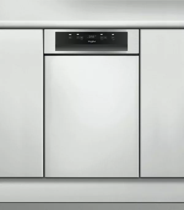 Whirlpool WSBC3M17X built-in dishwasher cm. 45 - 10 covered - stainless steel