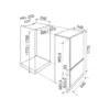 Schock SRI30VA/2 refrigerator with freezer compartment cm. 54 h 177 - according to 256 - Image 5