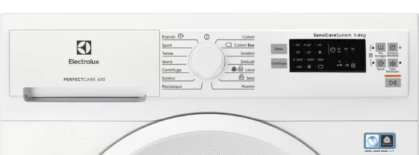Electrolux EW6S526W Perfectcare 600 front load washing machine - 60 cm - 6 kg - white - Image 2