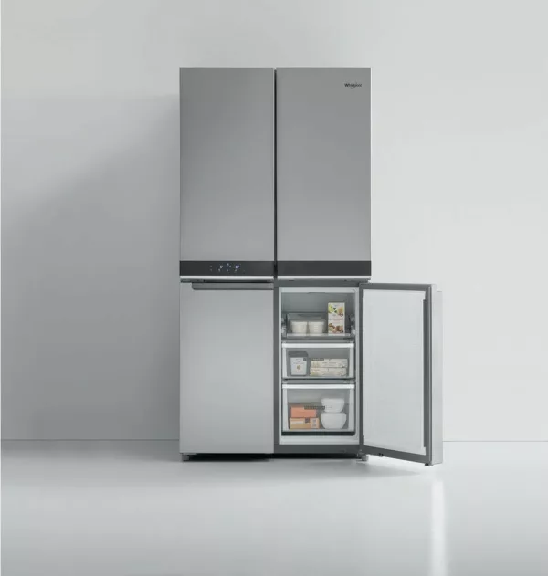Whirlpool WQ9B2L Freestanding refrigerator with freezer - cm 91 h 187 - lt. 591 - stainless steel - Image 2