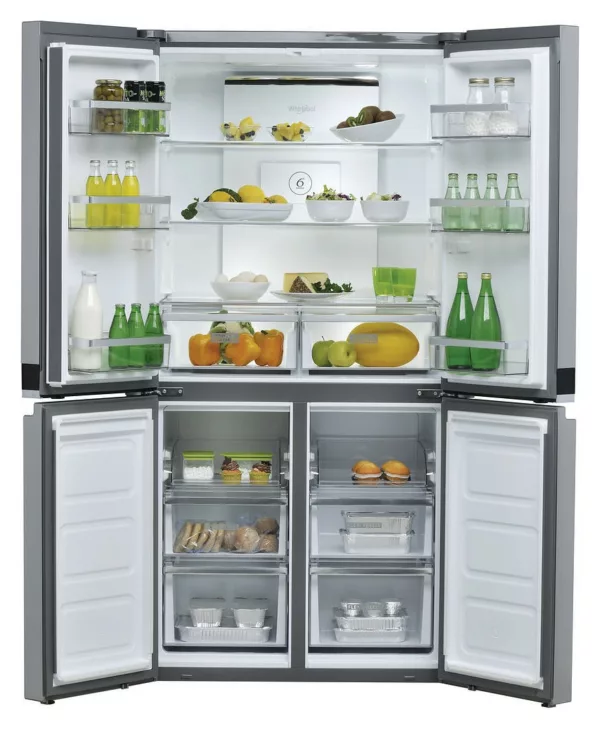 Whirlpool WQ9B2L Freestanding refrigerator with freezer - cm 91 h 187 - lt. 591 - stainless steel - Image 5