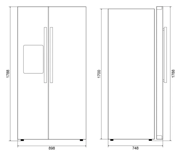 Ilve refrigerator RT9020SBS - Image 6