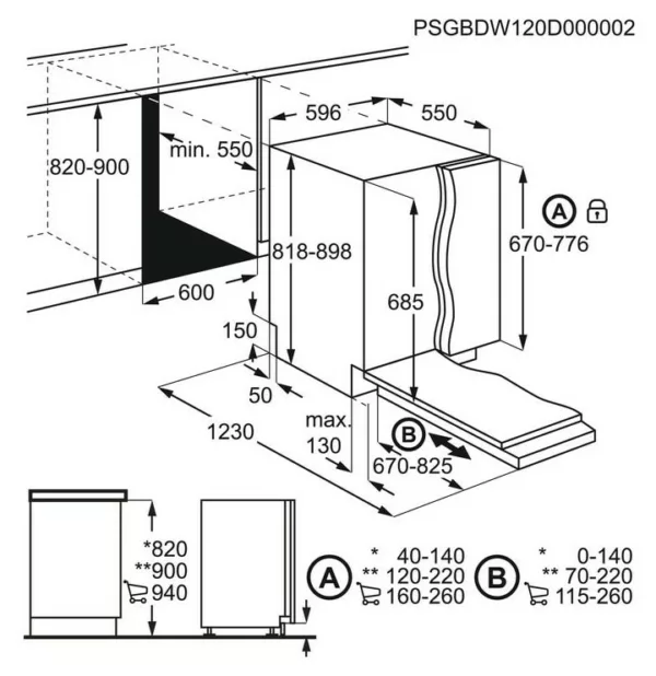 Electrolux EES47311L Reallife Total integrated dishwasher 60 cm - 13 place settings - Image 11