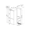 Smeg C8174TNE refrigerator with freezer cm 54 h 178 - lt. 275 - white - Image 2