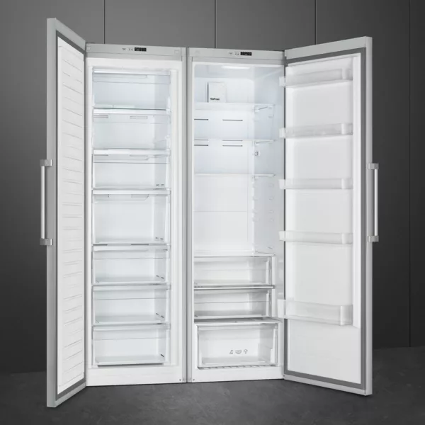 Smeg FS18EV2HX Universal Freestanding refrigerator 60 cm h 186 - lt. 380 - stainless steel - Image 4