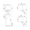 Smeg FAB28RDTP5 50'S Style Freestanding refrigerator with freezer 60 cm h 150 - lt. 270 - matt taupe - Image 2