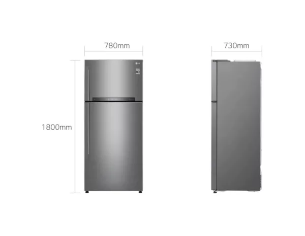 Lg GTB744PZHZD Freestanding refrigerator with freezer - cm. 78 h 180 - according to 506 - premium stainless steel - Image 10