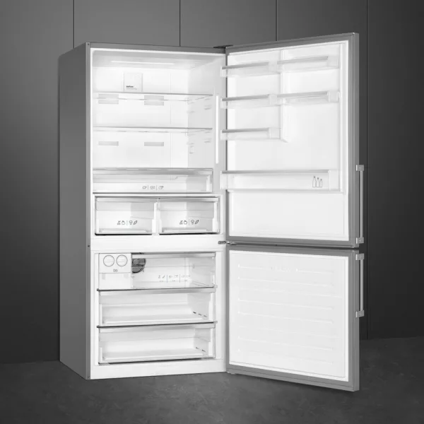 Smeg FC84EN4HX Freestanding refrigerator - cm. 84 h 186 - lt. 564 - anti-fingerprint stainless steel - Image 3