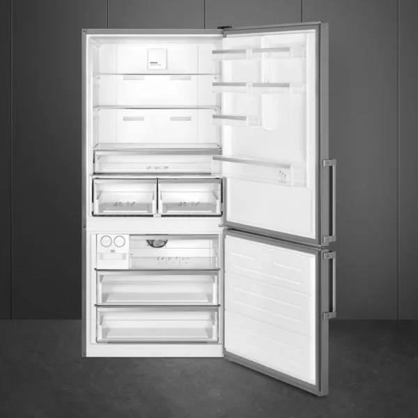 Smeg FC84EN4HX Freestanding refrigerator - cm. 84 h 186 - lt. 564 - anti-fingerprint stainless steel - Image 2