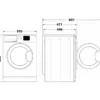 Hotpoint Ariston AQSD723EU/AN Aqualtis Slim washing machine cm. 60 - depth cm. 45 - capacity 7 kg - white - Image 12