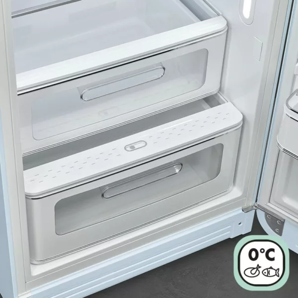 Smeg FAB28RDBLV5 50'S Style Freestanding refrigerator with freezer cm. 60 hours. 153 - lt. 270 - black velvet - Image 12