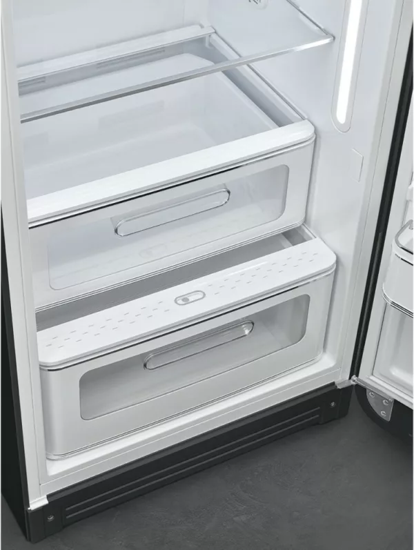 Smeg FAB28RDBLV5 50'S Style Freestanding refrigerator with freezer cm. 60 hours. 153 - lt. 270 - black velvet - Image 8
