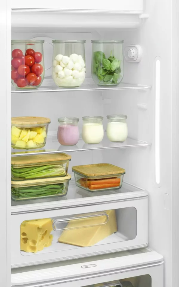 Smeg FAB28RDBLV5 50'S Style Freestanding refrigerator with freezer cm. 60 hours. 153 - lt. 270 - black velvet - Image 6