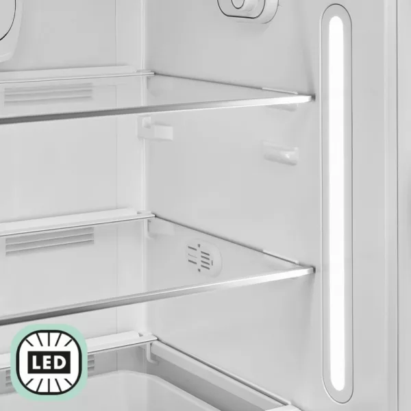 Smeg FAB28RDBLV5 50'S Style Freestanding refrigerator with freezer cm. 60 hours. 153 - lt. 270 - black velvet - Image 9