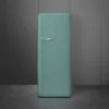 Smeg FAB28RDEG5 50'S Style Freestanding refrigerator with freezer cm. 60 hours. 153 - lt. 270 - emerald green - Image 3