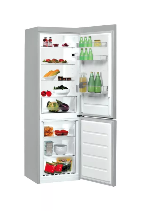 Indesit LI8S1ES Freestanding refrigerator with freezer - cm. 60 h 189 - according to 339 - silver - Image 2