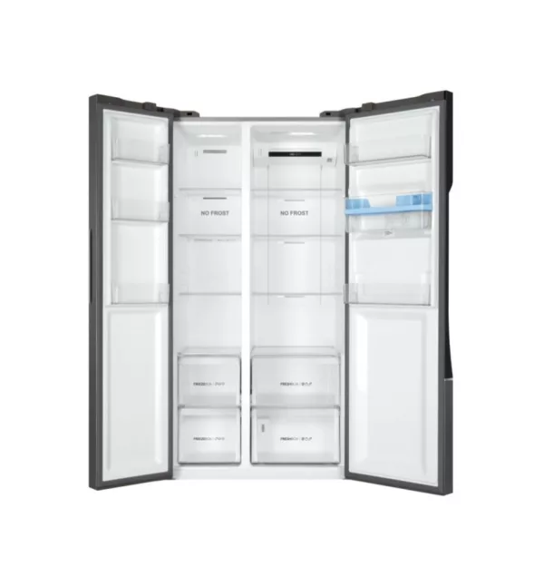 Haier HSR3918EWPG Side by side refrigerator with freezer - cm. 91 h 177 - according to 521 - aluminum - Image 3