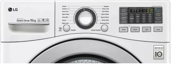 Lg F1P1CN4WC Xxl washing machine cm. 70 - capacity 15 kg - white - Image 4