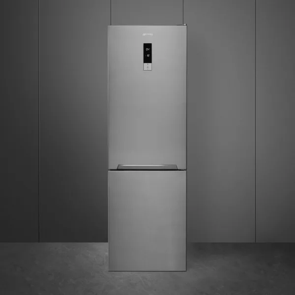 Smeg FC18EN4AX Universal Freestanding refrigerator with freezer cm. 60 hours. 186 - lt. 330 - stainless steel - Image 2