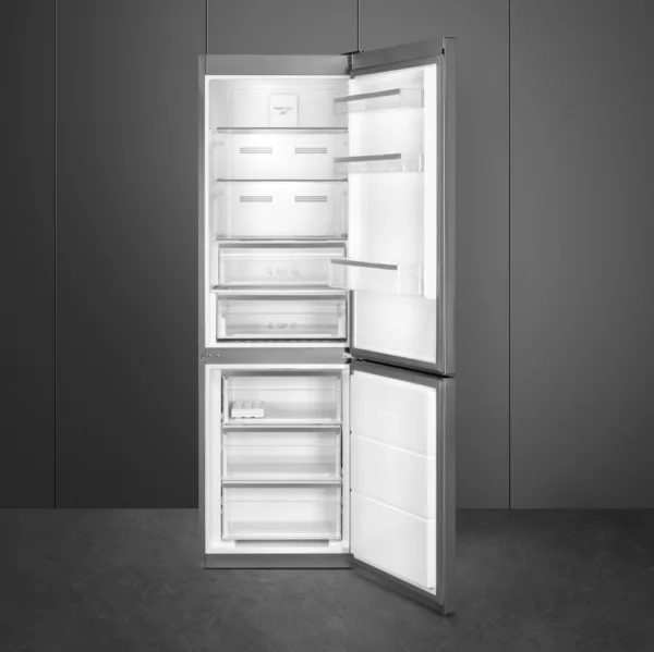 Smeg FC18EN4AX Universal Freestanding refrigerator with freezer cm. 60 hours. 186 - lt. 330 - stainless steel - Image 4