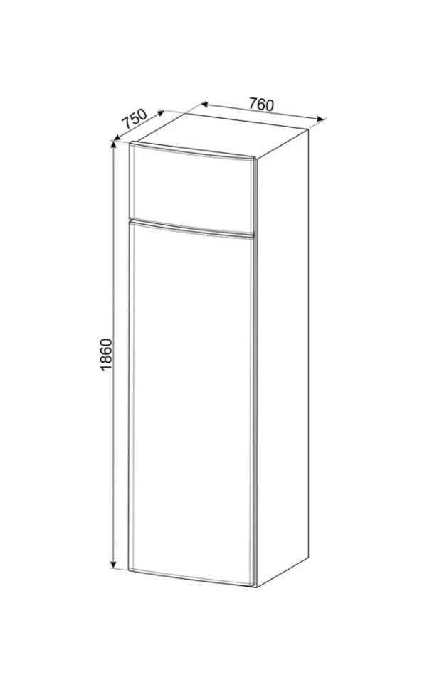 Smeg FD76EN1HX Universal Freestanding refrigerator with freezer cm. 76 hours. 186 - according to 524 - stainless steel - Image 3