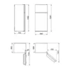 Smeg FD84EN4HX Universal Freestanding refrigerator with freezer cm. 84 hours. 186 - according to 586 - stainless steel - Image 6