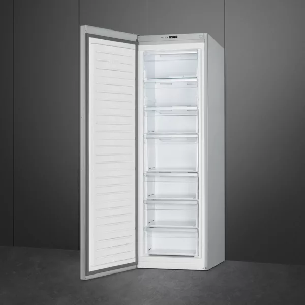 Smeg FF18EN2HX Universal Freestanding freezer cm. 60 hours. 186 - lt. 279 - stainless steel - Image 2