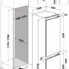 Whirlpool ART66102 built-in refrigerator with freezer cm. 54 hours. 177 - according to 273 - Image 3