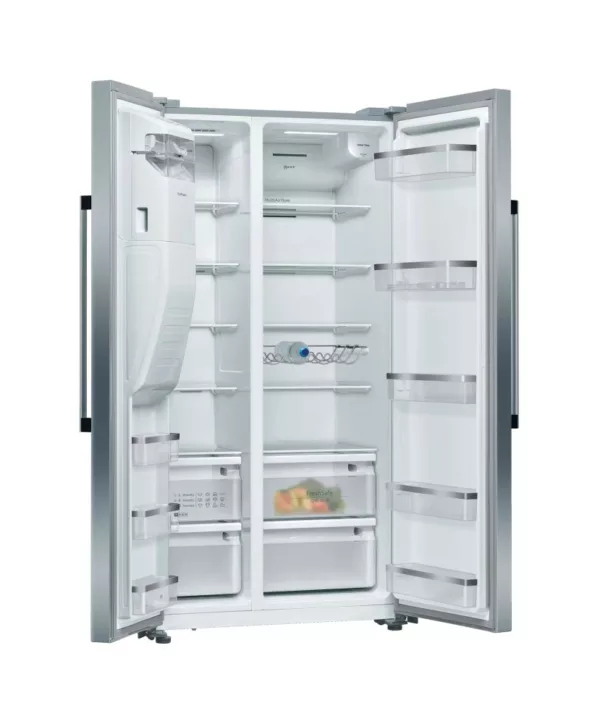 Neff KA3923IE0 Side by side refrigerator with freezer - cm. 91 h 179 - lt. 562 - anti-fingerprint stainless steel - Image 2