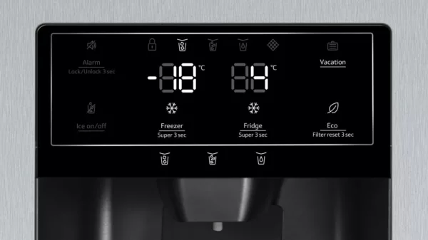 Neff KA3923IE0 Side by side refrigerator with freezer - cm. 91 h 179 - lt. 562 - anti-fingerprint stainless steel - Image 4