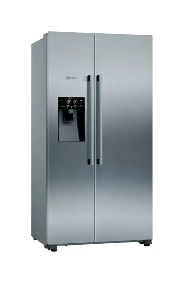 Neff KA3923IE0 Side by side refrigerator with freezer - cm. 91 h 179 - lt. 562 - anti-fingerprint stainless steel