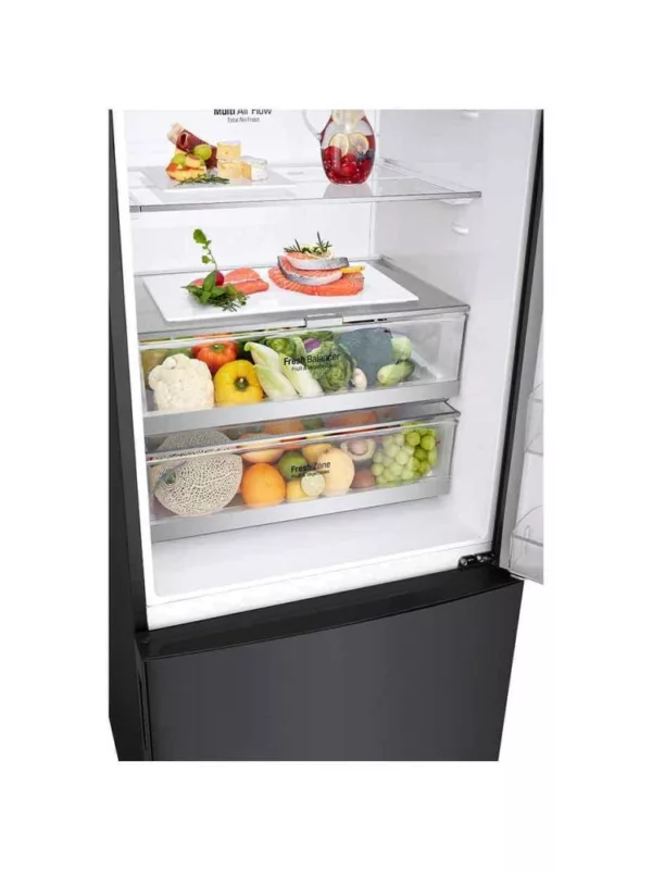 Lg GBB569MCAMN Freestanding refrigerator with freezer – cm. 70 hours 185 - lt. 462 - matt black - Image 3