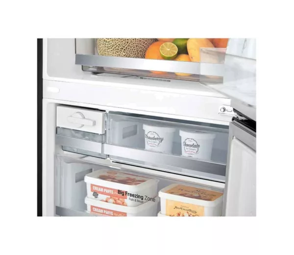 Lg GBB569MCAMN Freestanding refrigerator with freezer – cm. 70 hours 185 - lt. 462 - matt black - Image 4