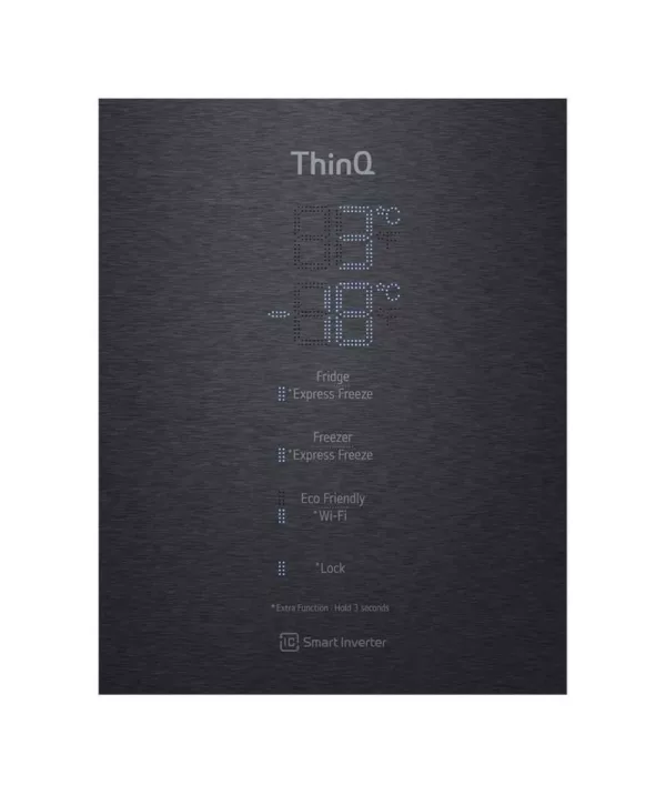 Lg GBB569MCAMN Freestanding refrigerator with freezer – cm. 70 hours 185 - lt. 462 - matt black - Image 6