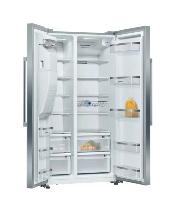 Siemens KA93DAIEP Iq500 side by side refrigerator with freezer cm. 91h. 178 - lt. 562 - anti-fingerprint stainless steel - Image 2