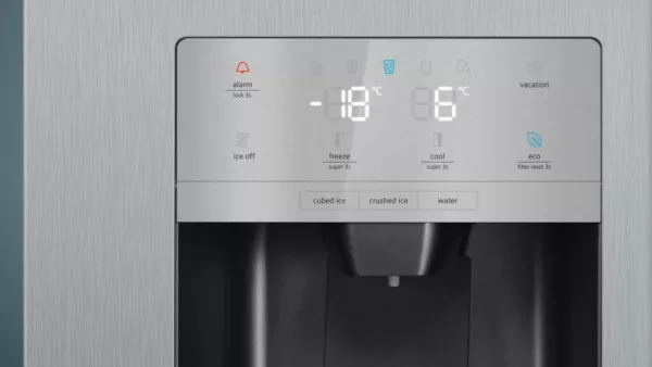 Siemens KA93DAIEP Iq500 side by side refrigerator with freezer cm. 91h. 178 - lt. 562 - anti-fingerprint stainless steel - Image 5