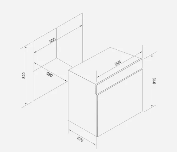 Silverline D11037X02 dishwasher cm. 60 - 12 envelopes - Image 2
