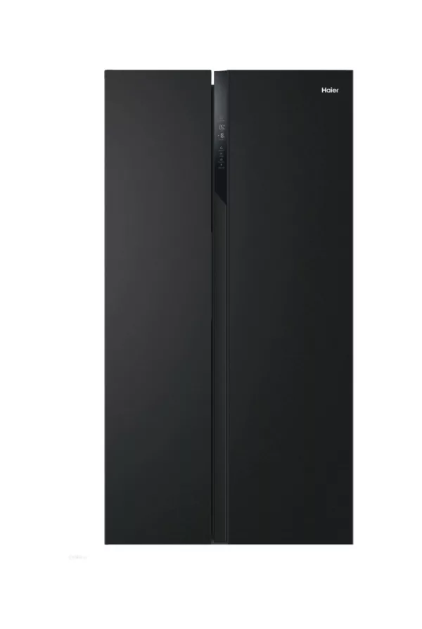 Haier HSR3918ENPB 3 Side-by-side refrigerator with freezer - cm. 91 h 177 - according to 528 - black