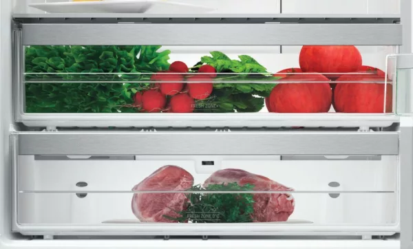 Hotpoint Ariston HA70BE72X Freestanding refrigerator with freezer - cm. 70 hours 195 - lt. 462 - stainless steel - Image 7