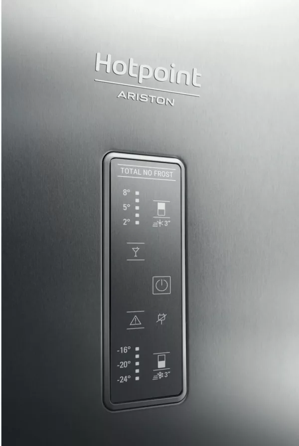 Hotpoint Ariston HA70BE72X Freestanding refrigerator with freezer - cm. 70 hours 195 - lt. 462 - stainless steel - Image 8