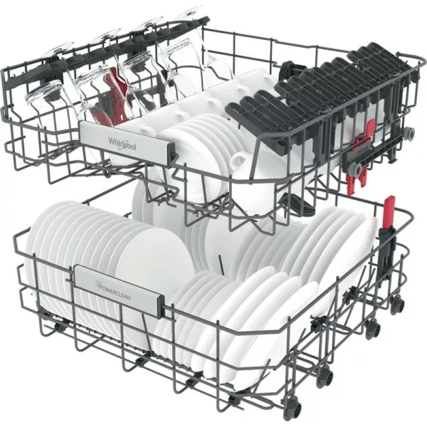 Whirlpool WFO3041PLX Freestanding dishwasher cm. 60 - 14 covered - stainless steel - Image 9