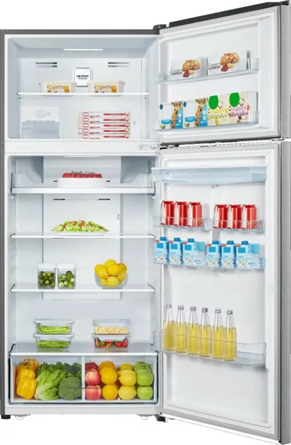 Hisense RT728N4WCE Freestanding refrigerator with freezer - cm. 79 hours 185 - lt. 552 - stainless steel - Image 2