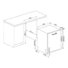 Smeg Design STL324BQLH Total integrated dishwasher cm. 60 - 14 seats - Image 4