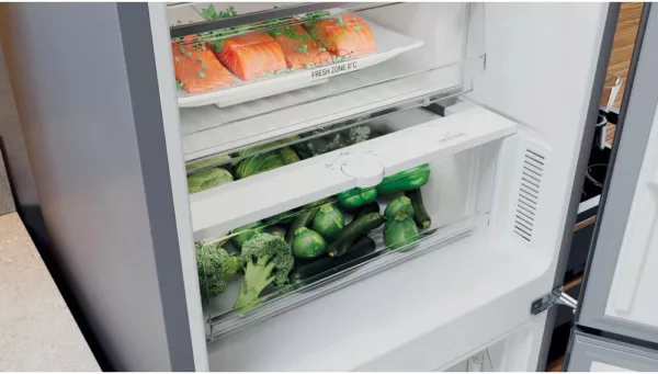 Hotpoint Ariston HAFC9 TI32SX Freestanding refrigerator with freezer - cm. 60 hours 203 - according to 367 - saturn steel - Image 5