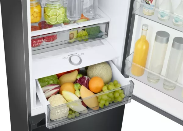 Samsung RB38A7B6BB1/EF Bespoke refrigerator with freezer compartment cm. 60 hours. 203 - lt. 390 – anthracite – adjustable door - Image 9