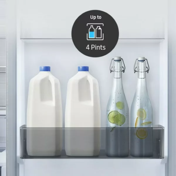 Samsung RB38A7B6BB1/EF Bespoke refrigerator with freezer compartment cm. 60 hours. 203 - lt. 390 – anthracite – adjustable door - Image 5