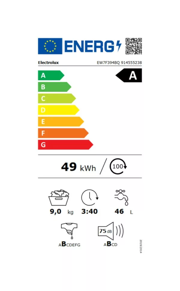 Electrolux EW7F394BQ Perfectcare 700 washing machine cm. 60 - capacity 9 kg - white - Image 6
