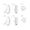 Bertazzoni FRZ455UBLPTT Professional Built-in vertical freezer cm. 45 hours. 212 - according to 223 - to be covered (handles not included) - Image 5