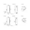 Bertazzoni FRZ455UBLXTT Master Built-in vertical freezer cm. 45 hours. 212 - lt. 223 - stainless steel (handles not included) - Image 5